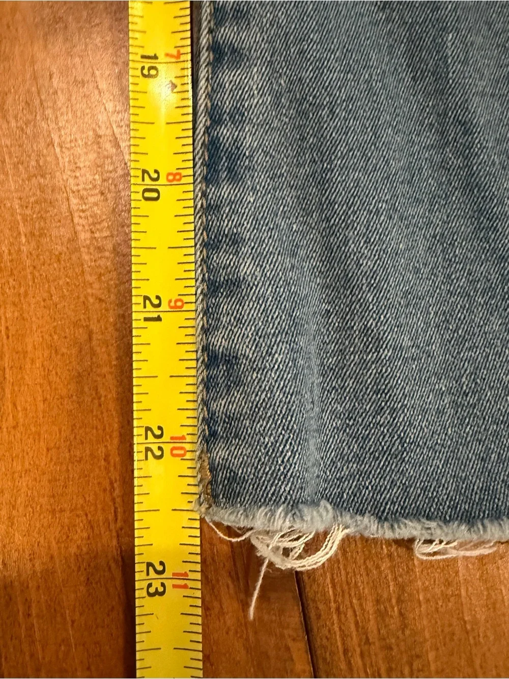 High-Rise Kick Cropped Jeans EUC